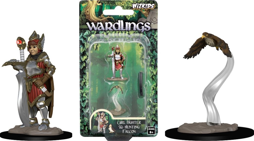 Wizkids Wardlings - Girl Fighter & Hunting Falcon
