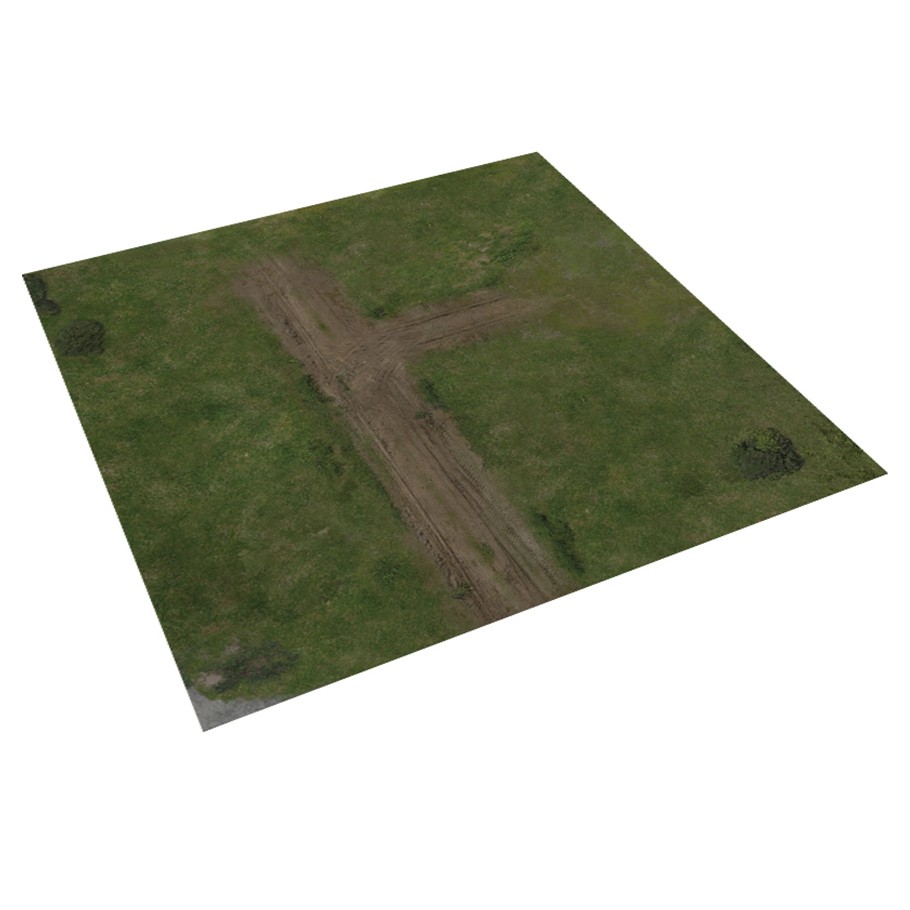 The Walking Dead All out war Deluxe gaming Mat