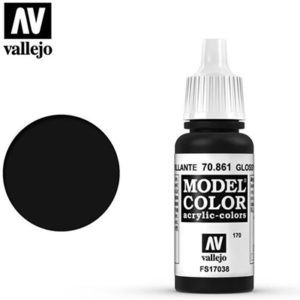 Vallejo Verf Glossy Black 17ml - 70.861