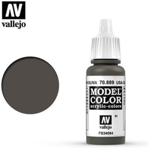 Vallejo Verf USA Olive Drab 17ml - 70.889