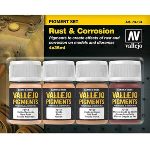 Vallejo Pigment Set Rust & Corrosion 4x35ml - 73.194