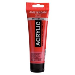 Amsterdam Acrylverf 120ml Transparantrood Middel (317)