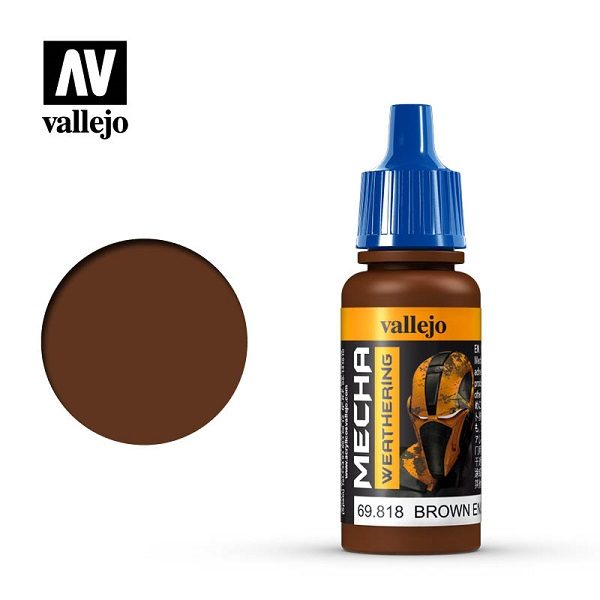 Vallejo Air MECHA Brown Soot 17ml - 69.818