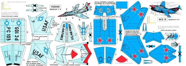 L.Schuijt Bouwplaten: Voodoo/MIG 19 - C19/C20