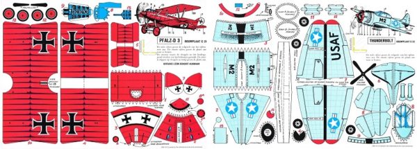 L.Schuijt Bouwplaten: Pfalz D-3/Thunderbolt C21/C22