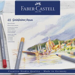 Aquarelpotlood FC Goldfaber etui a 48st. Creative Studio - FC-114648