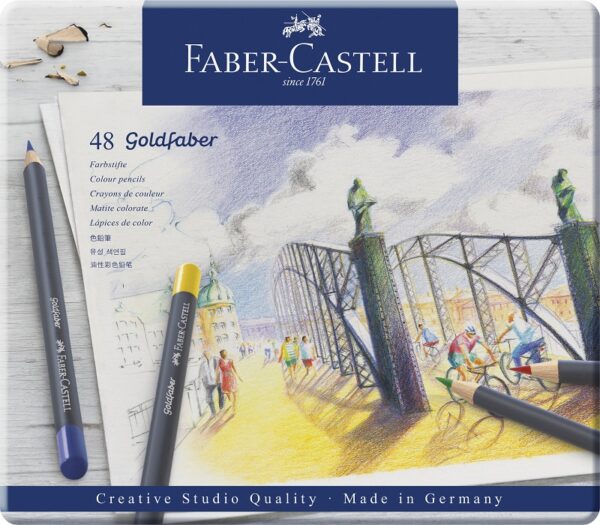 Kleurpotlood FC Goldfaber assorti etui a 48 stuks Creative - FC-114748