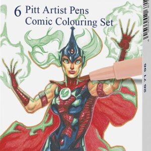 Tekenstift FC Pitt Artist Pen Comic 6-delige etui B - FC-267196