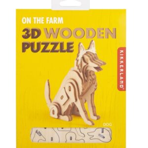 Houten 3D Puzzel Hond