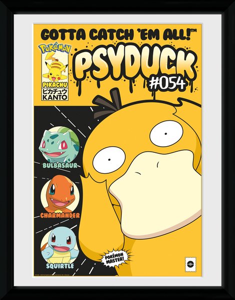 Pokemon Comic Collector Print Psyduck