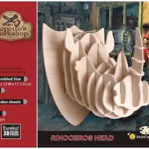 3D Puzzel Gepetto's Rinoceros Head (14)