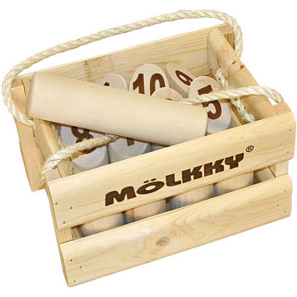 Molkky in kist
