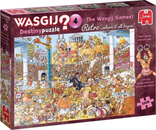 Jumbo: Wasgij Destiny 04 Retro The Wasgij Games! (1000)