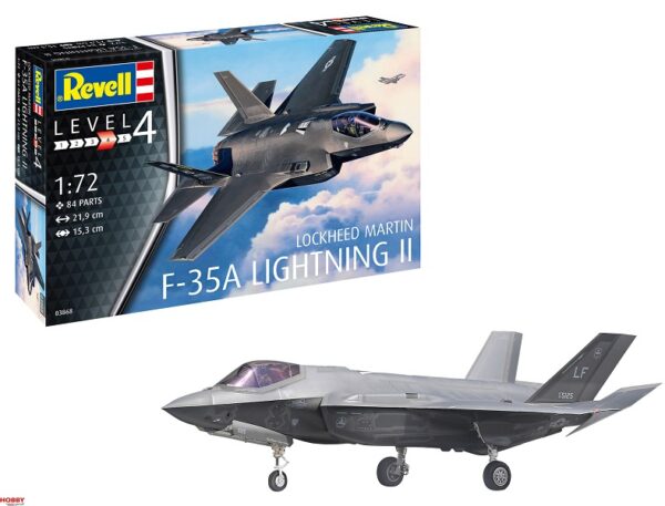 Revell: Lockheed Martin F-35A Lightning II (1:72) Skill 4 - 03868