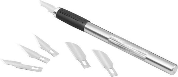 Wescott: Scalpel Metaal grip met 6 verschillende mesjes