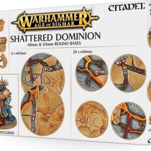 WH AoS Shattered Dominion Bases 65mm & 40mm Round (66-97)