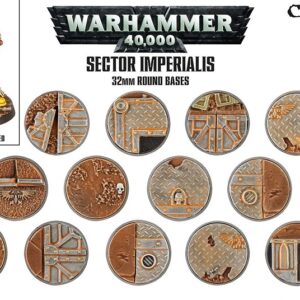 WH 40K Sector Imperialis: 32mm Round Bases (66-91)