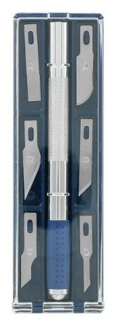 Mister Craft: Soft Grip Craft Knife No.2 (Set with 6) - MCR-PKN4302/S