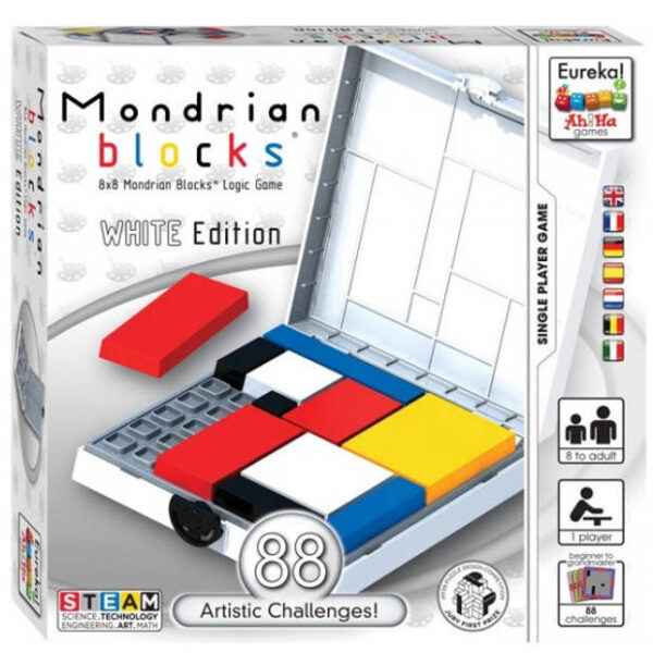 Eureka! Ah!Ha Mondrian Blocks-WHITE edition