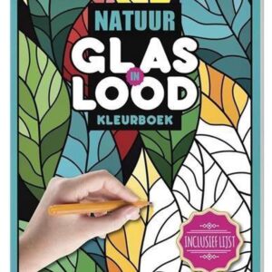 Kleurboek Glas in lood - Natuur