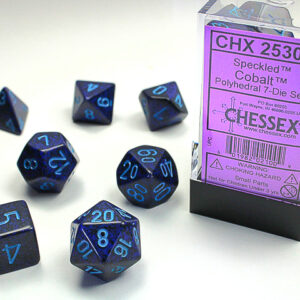 Chessex Polyhedral Speckled Cobalt (7) - CHX25307