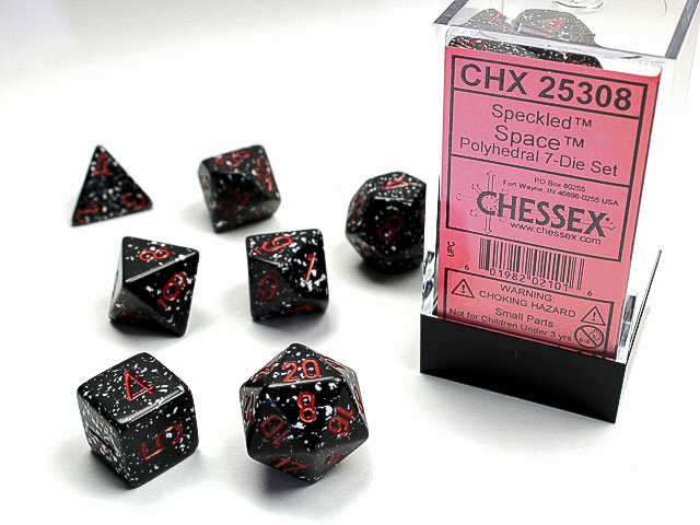 Chessex Polyhedral Speckled Space (7) - CHX25308