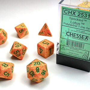 Chessex Polyhedral Speckled Lotus (7) - CHX25312