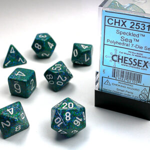 Chessex Polyhedral Speckled Sea (7) - CHX25316