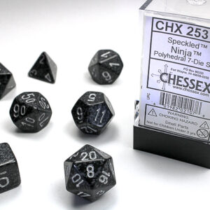 Chessex Polyhedral Speckled Ninja (7) - CHX25318