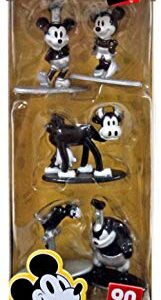 Disney Nano Metalfigs Diecast Mini Figures 5-Packs Mickey's 90th 4cm
