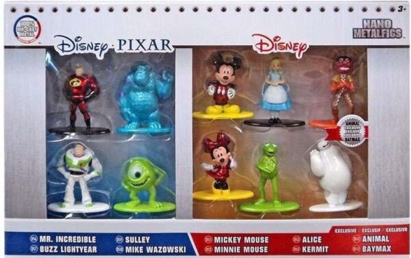 Disney Nano Metalfigs Diecast Mini Figures 10-Pack Wave 1 4 cm