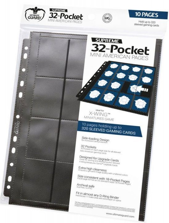 UG: 32-Pocket Pages Mini American Black 10