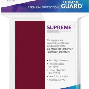 UG: Supreme UX Sleeves Standard Burgundy (50)