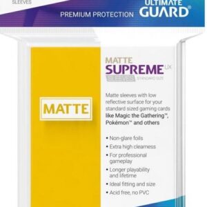 UG: Supreme UX Sleeves Standard Matte Yellow (50)