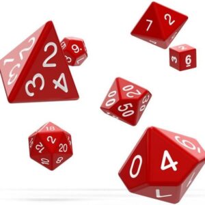 Oakie Doakie Dice RPG Set Red (7)