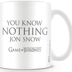 Game of Thrones You Know Nothing Mug