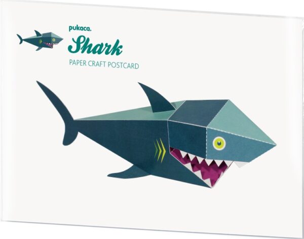 Pukaca: Paper Craft Post Card - Shark