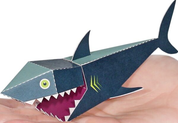 Pukaca: Paper Craft Post Card - Shark