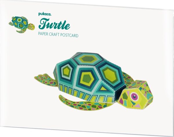 Pukaca: Paper Craft Post Card - Turtle