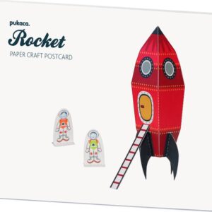 Pukaca: Paper Craft Post Card - Rocket