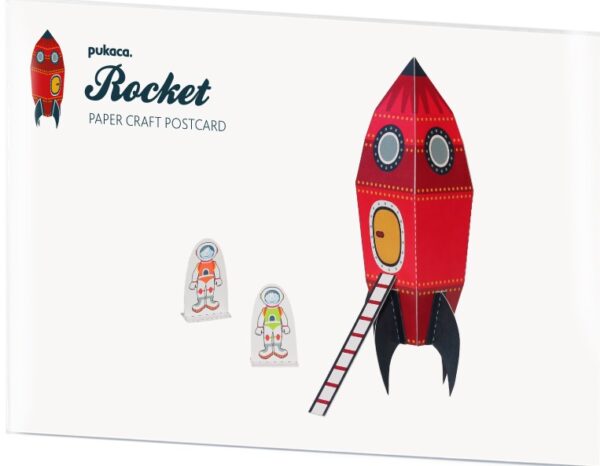 Pukaca: Paper Craft Post Card - Rocket