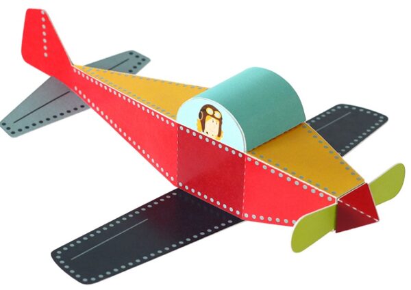 Pukaca: Paper Craft Post Card - Plane