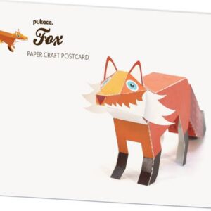 Pukaca: Paper Craft Post Card - Fox