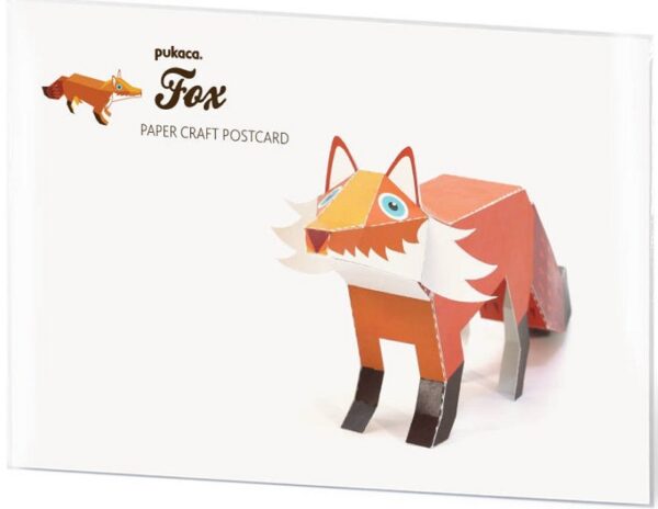 Pukaca: Paper Craft Post Card - Fox