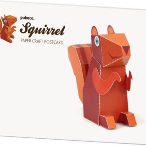 Pukaca: Paper Craft Post Card - Squirrel