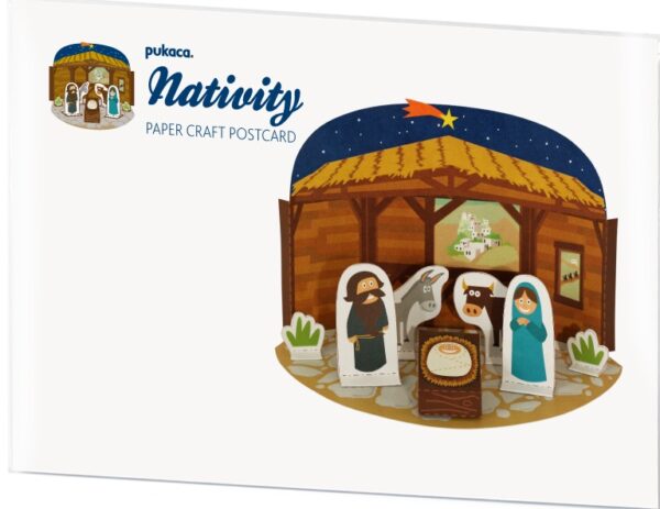 Pukaca: Paper Craft Post Card - Nativity