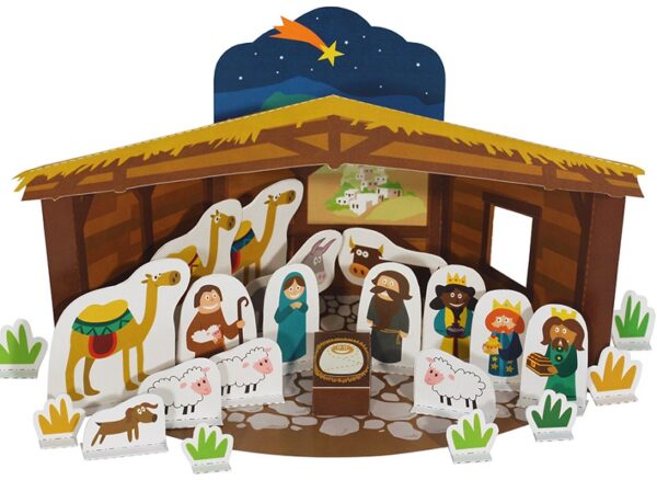 Pukaca: Paper Craft Post Card - Nativity