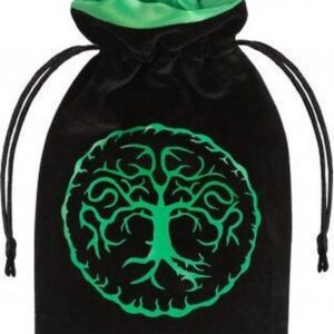 QW: Dice Bag Velour Forest Black/Green BFOR121