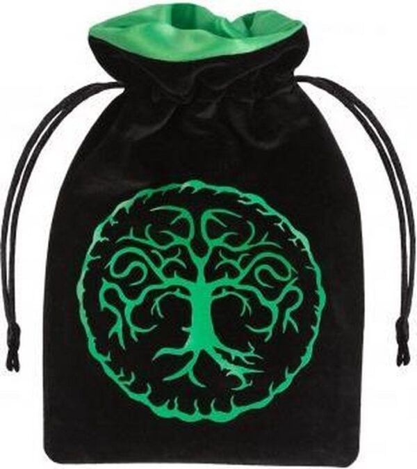 QW: Dice Bag Velour Forest Black/Green BFOR121