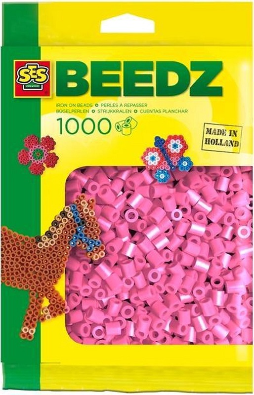 00708 Strijkkralen Roze (1000)